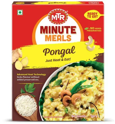 Mtr Pongal - Peppered Lentil Rice (ready-to-eat) 10.56Oz