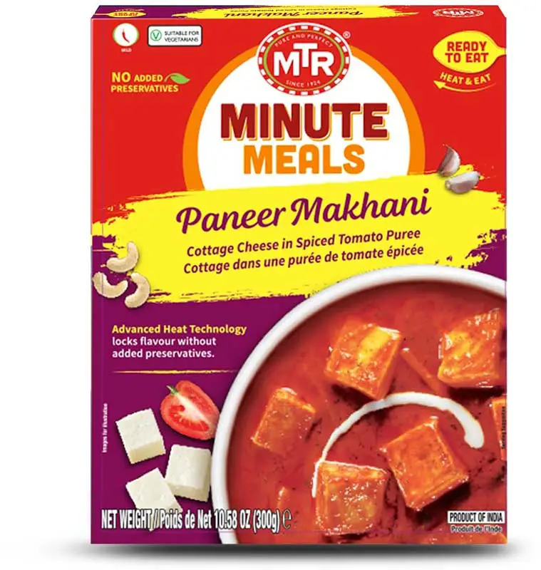 Mtr Paneer Makhani (ready-to-eat) 300Gm