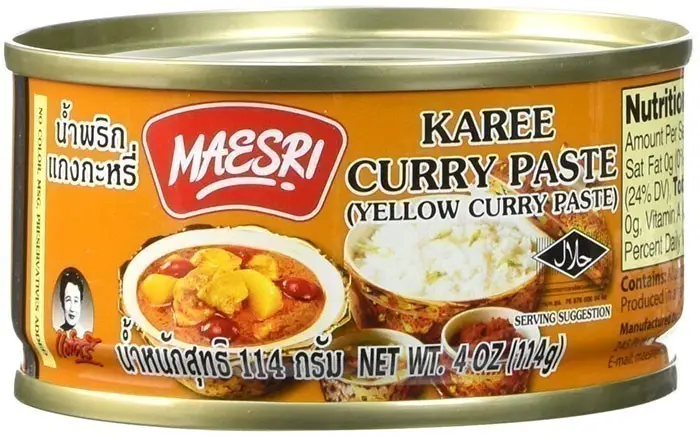 Maesri Yellow Curry Paste 4Oz
