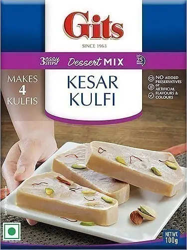 Gits Kesar Kulfi Mix 100Gm