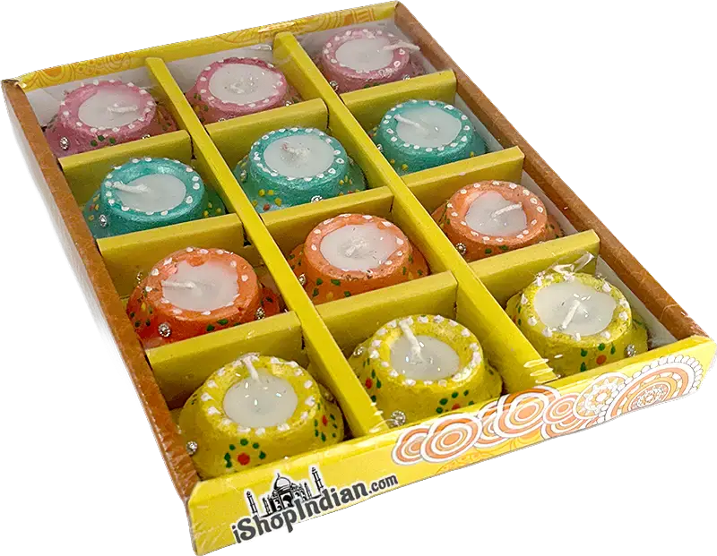 Small Matki Diya Gift Pack With Wax 12Pcs