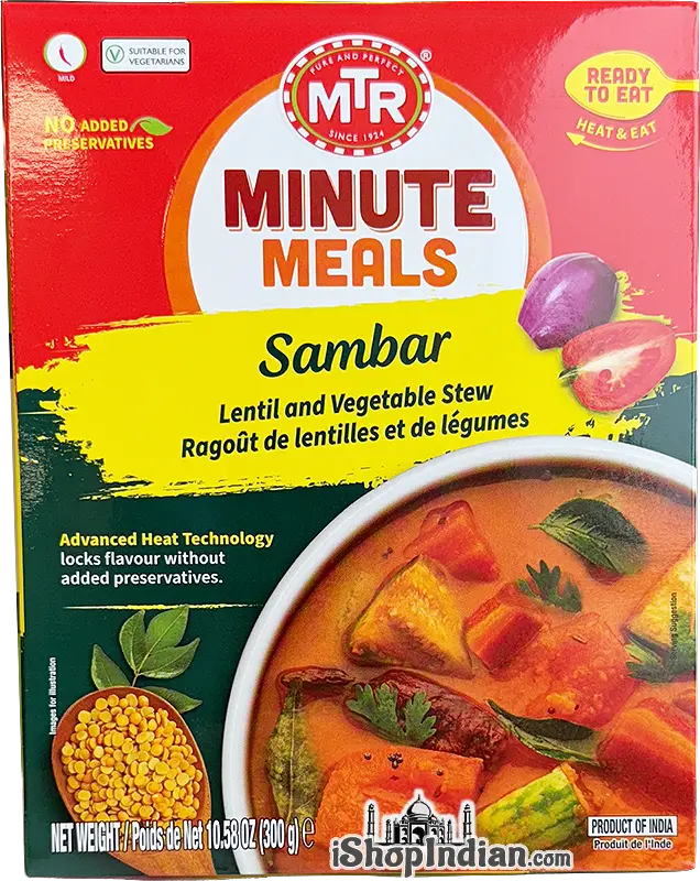 Mtr Sambar (ready-to-eat) 300Gm