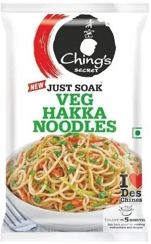Ching's Secret Just Soak Veg Hakka Noodles 150Gm