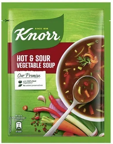 Knorr Hot & Sour Vegetable Soup Mix 41Gm