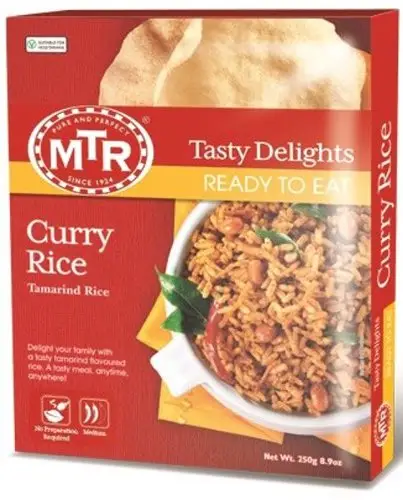 Mtr Curry Rice / Tamarind Rice (ready-to-eat) 250Gm