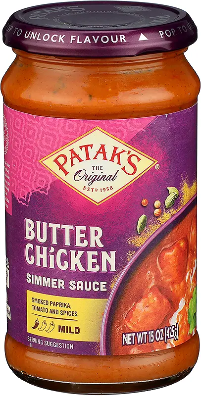 Patak's Butter Chicken Simmer Sauce (mild) 15Oz