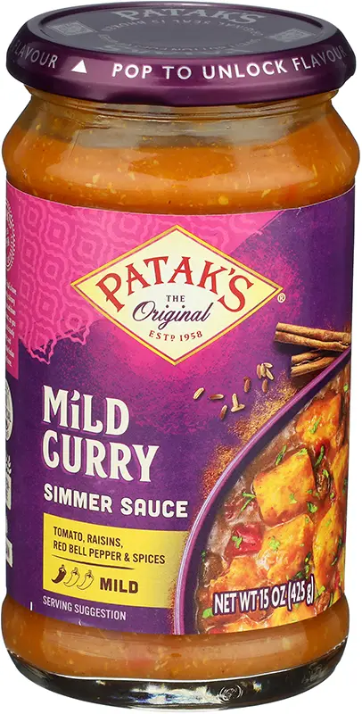 Patak's Mild Curry Simmer Sauce 15Oz