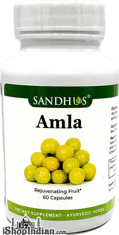 Amla - Natural Vitamin C (sandhu's Ayurveda) 60Pcs