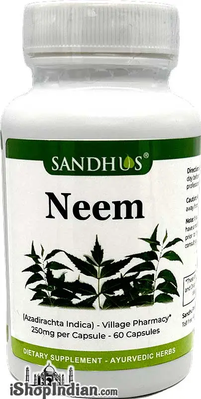 Neem - Detoxifier (sandhu's Ayurveda) 60Pcs