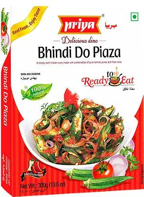 Priya Bhindi Do Piaza (ready-to-eat) 1Pack