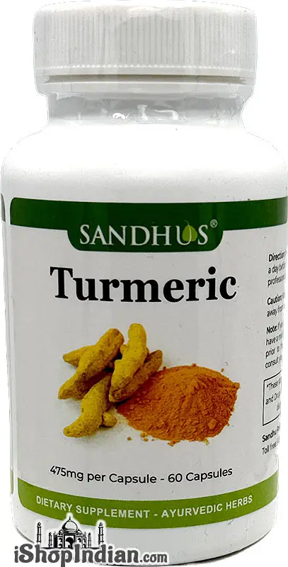Turmeric - Antioxidant & Cell Activator (sandhu's Ayurveda) 60Pcs
