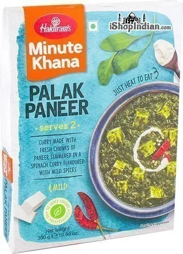 Haldiram's Palak Paneer - Minute Khana (ready-to-eat) 300Gm
