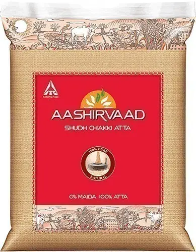 Aashirvaad 100% Whole Wheat Flour 10Lbs