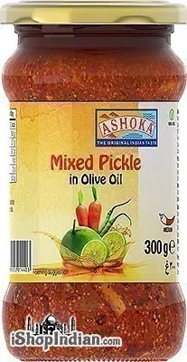 Ashoka Mixed Pickle In Olive Oil 300Gm