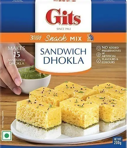 Gits Sandwich Dhokla Mix 200Gm