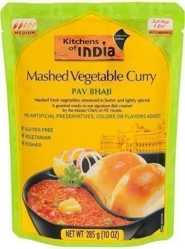 Kitchens Of India Pav Bhaji - Mashed Vegetable Curry (ready-to-eat) 1Pack