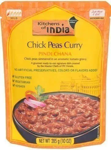 Kitchens Of India Pindi Chana - Chick Peas Curry (ready-to-eat) 1Pack