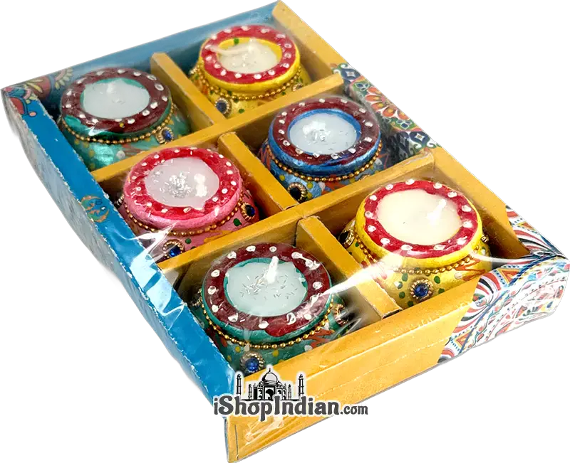 Medium Matki Diya 6Pack