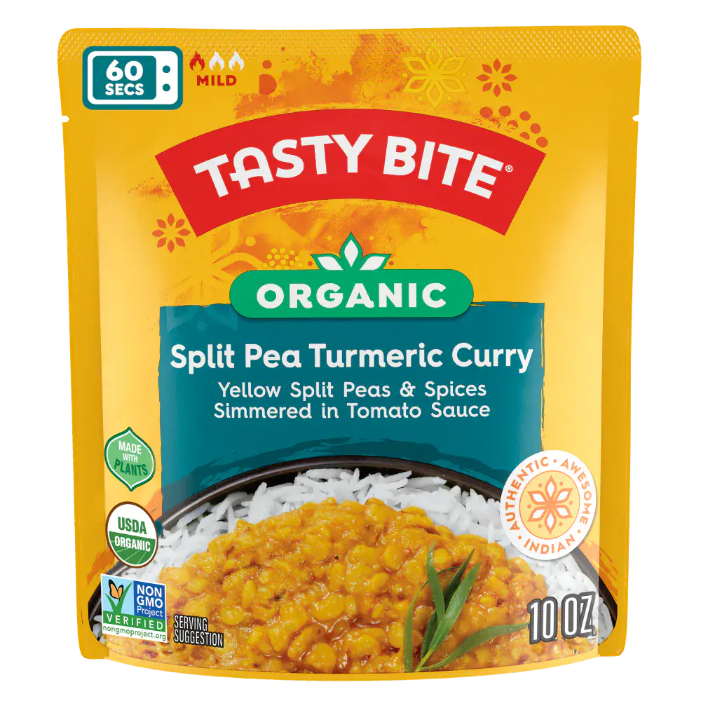Tasty Bite Organic Split Pea Turmeric Curry (ready-to-eat) 1Pack