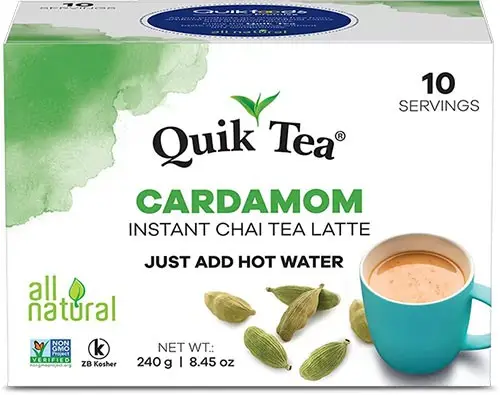 Quik Tea - Instant Cardamom Chai 10Bag