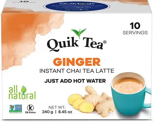 Quik Tea - Instant Ginger Cha 10Bag