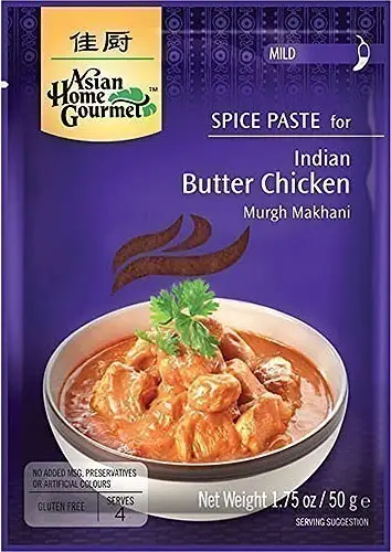Asian Home Gourmet Butter Chicken (makhani) Spice Paste - Mild 50Gm