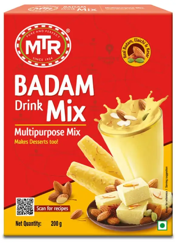 Mtr Badam Drink (almond Drink) Instant Mix 200Gm