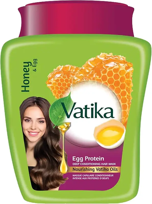 Dabur Vatika Egg Protein Deep Conditioning Hair Mask - Honey & Egg 500Gm