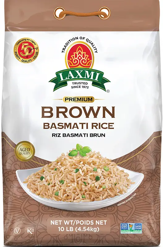 Laxmi Brown Basmati Rice 10Lbs