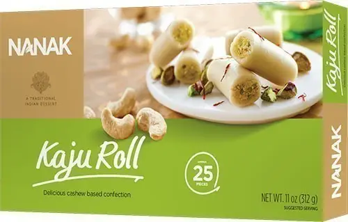 Nanak Kaju Rolls 25Pcs