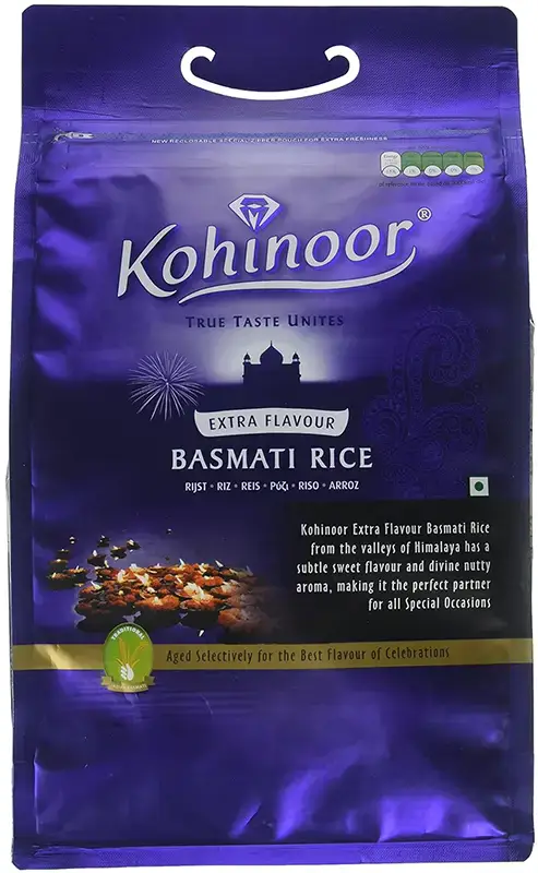 Kohinoor Basmati Rice (platinum - Extra Flavour) 10Lbs