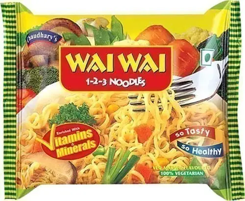 Wai Wai Instant Noodles - Veg Masala Flavor 75Gm