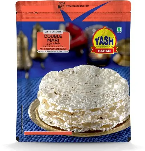 Yash Double Mari / Black Pepper Papad 200Gm