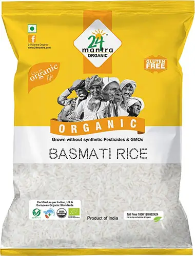 24 Mantra Organic Basmati Rice 10Lbs