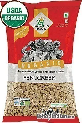 24 Mantra Organic Fenugreek Seed 7Oz