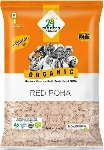 24 Mantra Organic Red Rice Poha 2Lbs