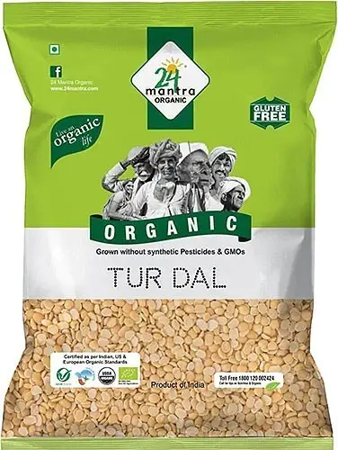 24 Mantra Organic Toor Dal 2Lbs