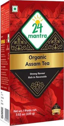 24 Mantra Organic Assam Tea 3.5Oz