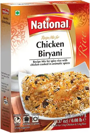 National Chicken Biryani Spice Mix 50Gm