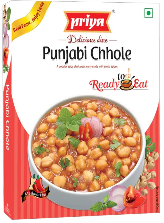 Priya Punjabi Chhole (ready-to-eat) 300Gm