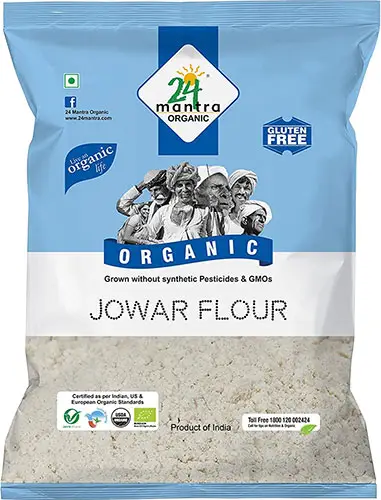 24 Mantra Organic Juwar / Sorghum Flour 2Lbs