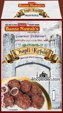 Ustad Banne Nawab's Chapli Kebab Masala 88Gm