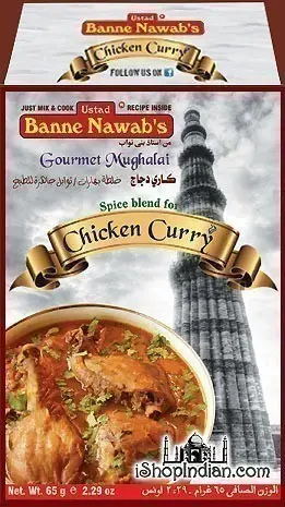 Ustad Banne Nawab's Chicken Curry Masala 65Gm