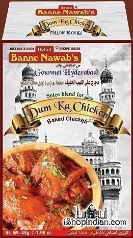 Ustad Banne Nawab's Dum Ka Chicken Masala (baked Chicken) 45Gm