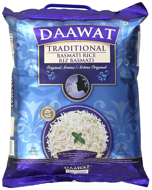 Daawat Traditional Basmati Rice 10Lbs