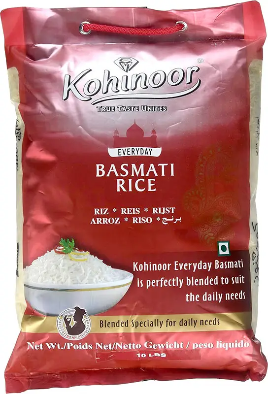 Kohinoor Everyday Basmati Rice 10Lbs