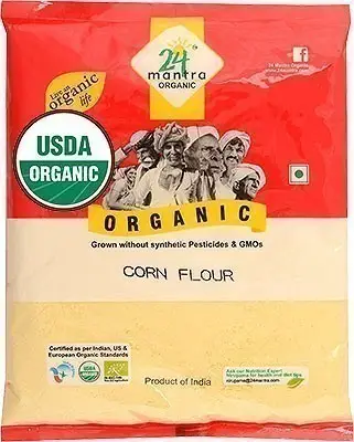 24 Mantra Organic Corn Flour (maize Atta) 4Lbs