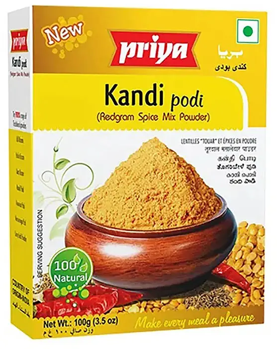 Priya Kandi Podi - Redgram Spice Mix Powder 3.5Oz
