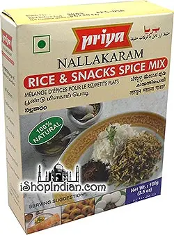 Priya Nallakaram - Rice & Snacks Spice Mix 100Gm