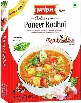 Priya Paneer Kadhai (ready-to-eat) 10.6Oz